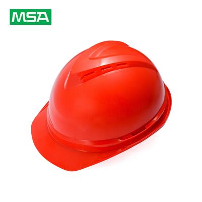 梅思安 Msa V Gard500 Abs透气孔安全帽可定制logo工地施工头盔一指键帽 衬红色1顶购买 参数 图片 报价 武汉拓普联合电力设备 武汉拓普联合电力设备