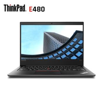 联想ThinkPad E480 4KCD 14英寸可装Win7轻薄商务笔记本电脑酷睿i3-7130U 标配：4G内存1TB大容量硬盘 窄边框设计 Win10系统可改win7