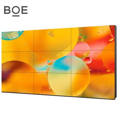 BOE 49英寸 京东方原装 广视角双边拼缝3.5mm 液晶拼接屏 安防监控商场 广告展示电视墙