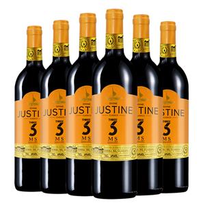 14度do高等级 红酒整箱 西班牙原瓶原装进口干红葡萄酒 贾斯汀j3h海外